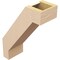 Ekena Millwork 5-inch W x 12-inch D x 16-inch H Burlington Rough Cedar Woodgrain TimberThane Knee Brace, Primed BRCUR05X12X16BURRCPR - alternate 4